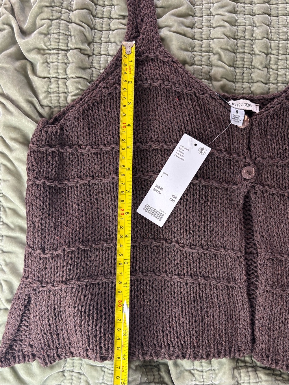 NWT Urban Outfitters boho knit flyaway tank top - Picture 3 of 8